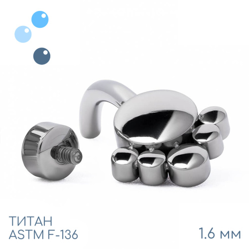 Банан Sofia Unicorn 1.6 мм (14 G) фото 2